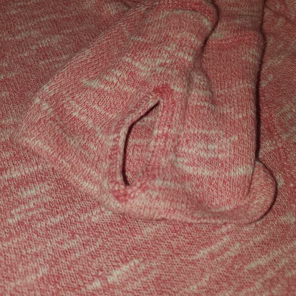 Sonoma Size 2X/3X Cowl Neck Heathered Pink Active Sweatshirt FLAW - Picture 4 of 8